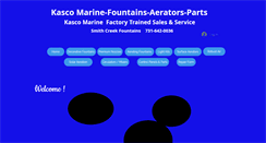 Desktop Screenshot of kasco-fountains.com